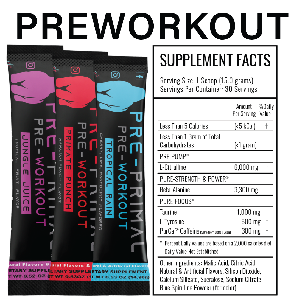 Pre Workout & Recovery Bundle – Primal Strength & Balance